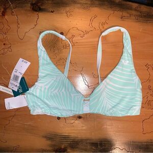 NWT Roxy Reversible Bikini Top Large
